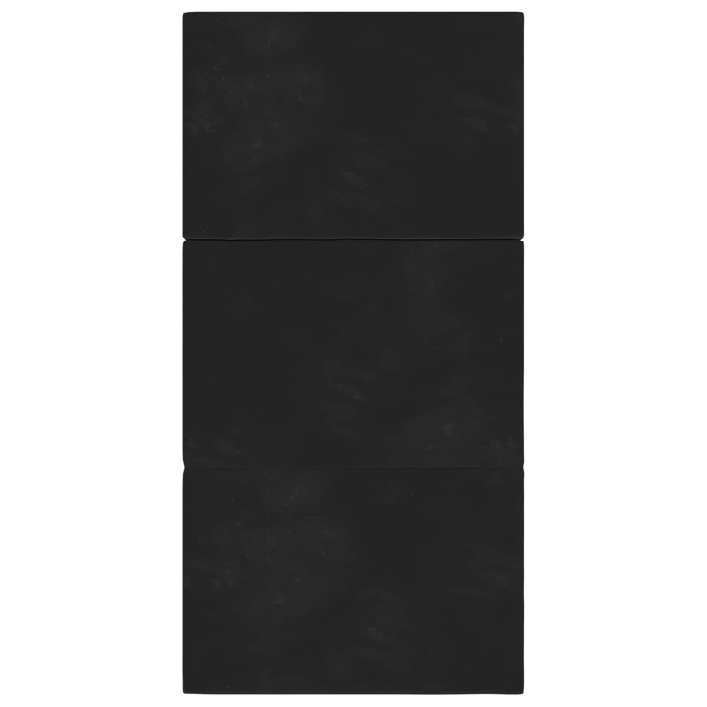 vidaXL Κρεβάτι Καναπέ Αναδιπλούμενο 200 x 80 x 15 cm Μαύρο