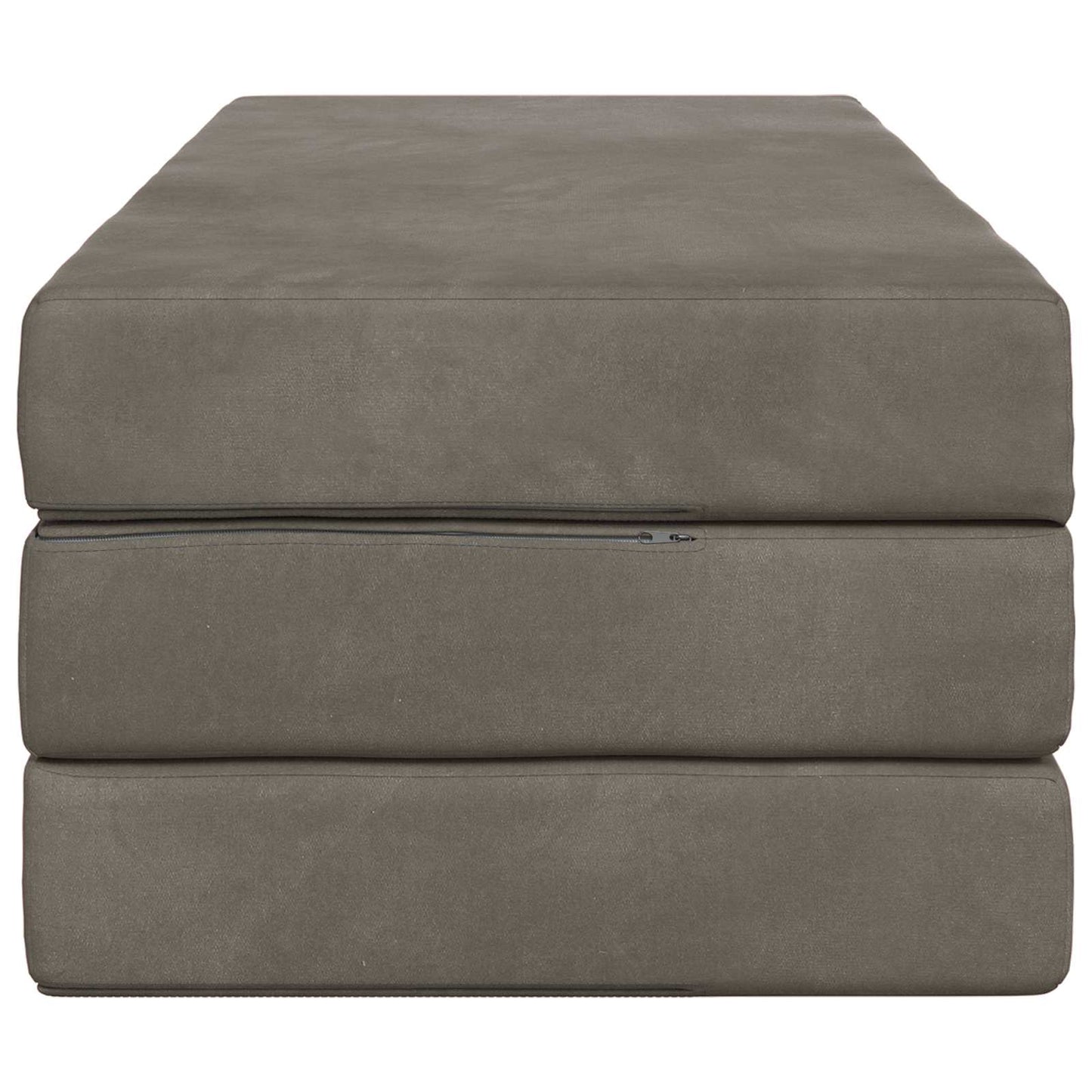 vidaXL Κρεβάτι Καναπέ Αναδιπλούμενο 200 x 120 x 15 cm Ανοιχτό γκρι