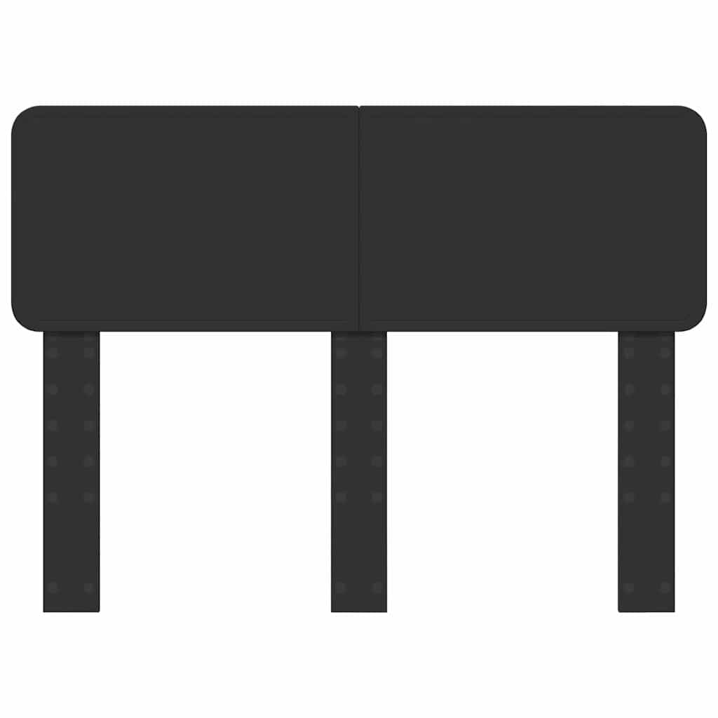 vidaXL Κεφαλάρι με κεφαλάρι Μαύρη Οξυά 135 cm Επεξεργασμένο ξύλο