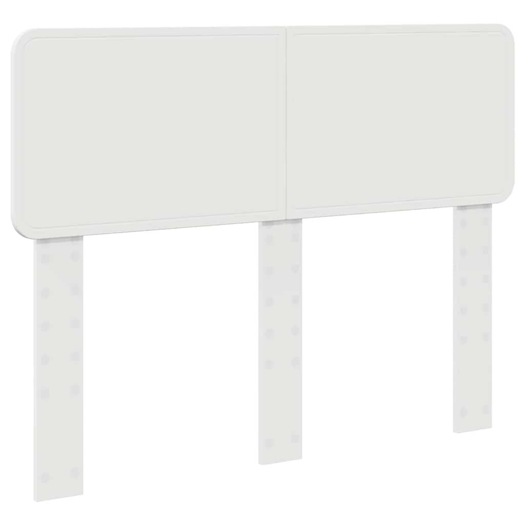 vidaXL Κεφαλάρι με κεφαλάρι Λευκό 120 cm Επεξεργασμένο ξύλο