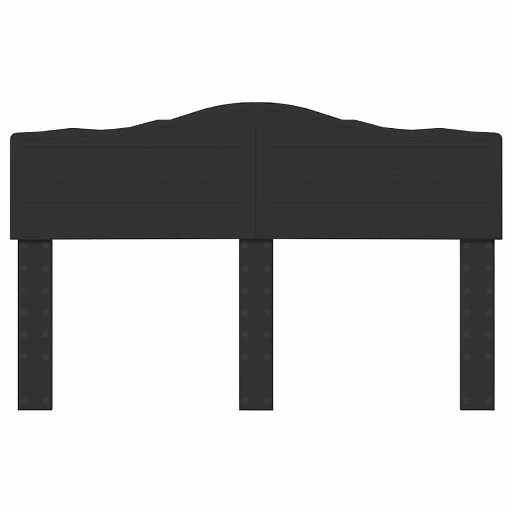 vidaXL Κεφαλάρι με κεφαλάρι Μαύρη Οξυά 150 cm Επεξεργασμένο ξύλο