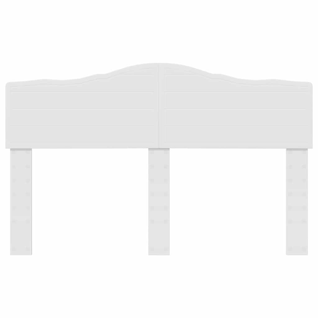 vidaXL Κεφαλάρι με κεφαλάρι Λευκό 140 cm Επεξεργασμένο ξύλο