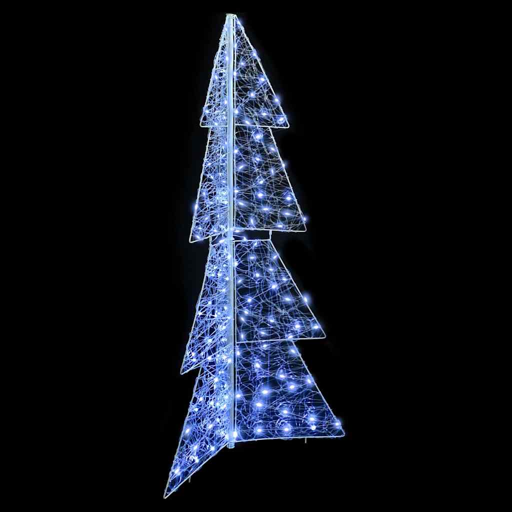 vidaXL Χριστουγεννιάτικο Δέντρο με 160 LED Ψυχρό Λευκό 150 cm Ακρυλικό