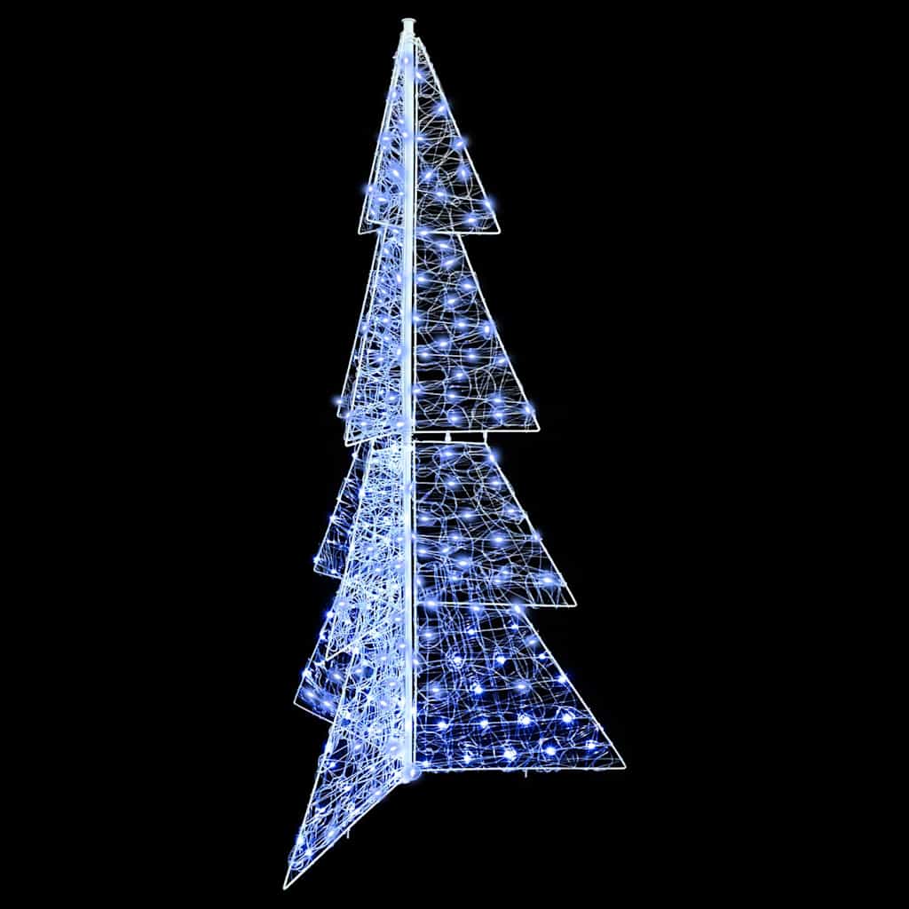vidaXL Χριστουγεννιάτικο Δέντρο με 240 LED Ψυχρό Λευκό 180 cm Ακρυλικό