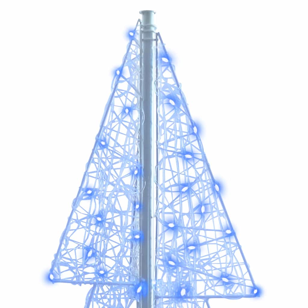 vidaXL Χριστουγεννιάτικο Δέντρο με 240 LED Μπλε 180 cm Ακρυλικό