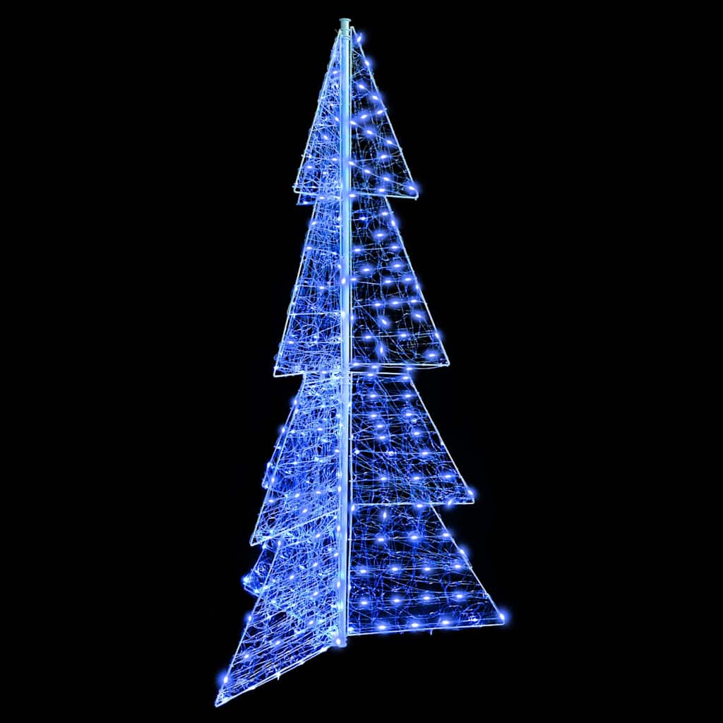 vidaXL Χριστουγεννιάτικο Δέντρο με 240 LED Μπλε 180 cm Ακρυλικό