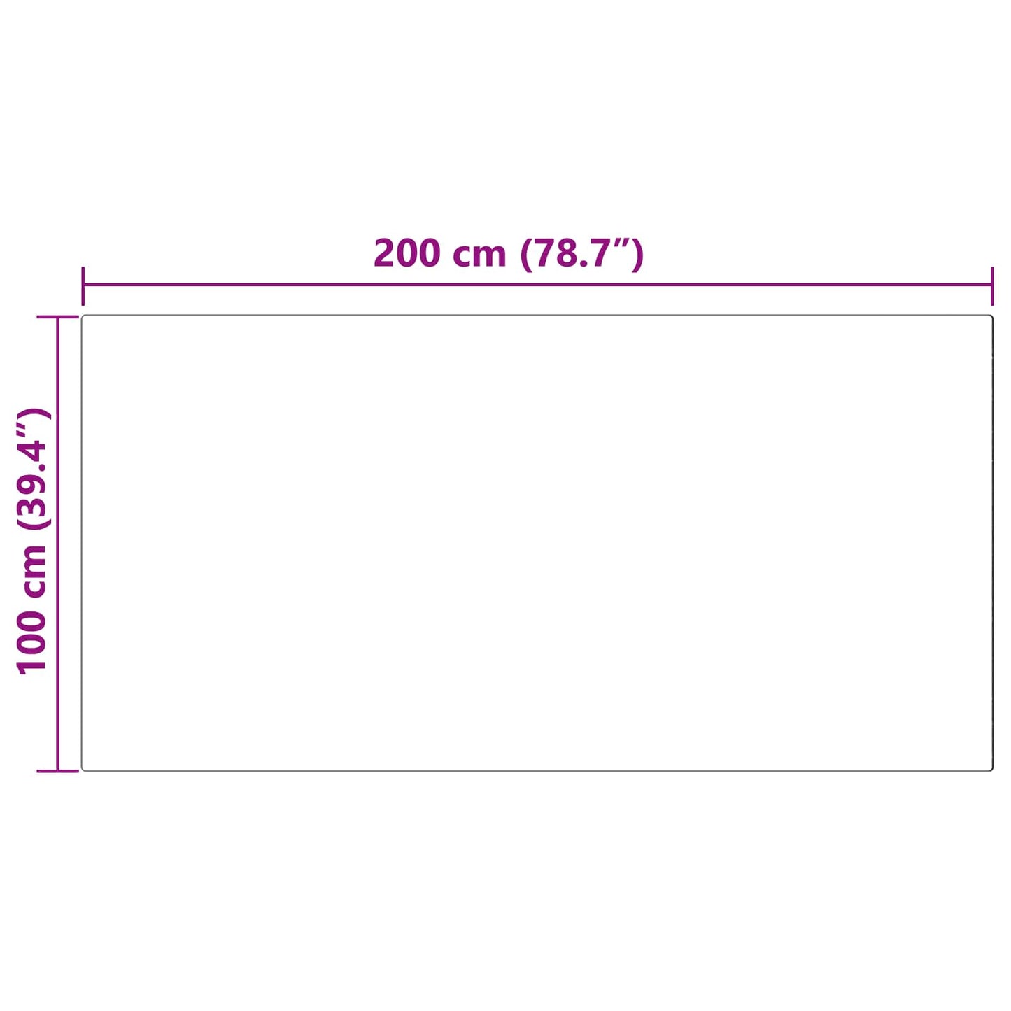 vidaXL Ψεύτικο Δέρμα Προβάτου Χαλί Tafalla Μπεζ 100 x 200 cm