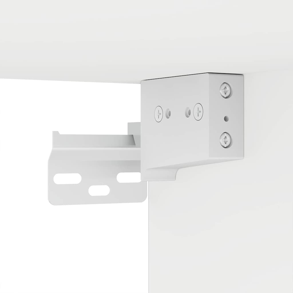 vidaXL Σετ Επίπλων Μπάνιου με συρτάρι 4 pcs Λευκό Επεξεργασμένο ξύλο