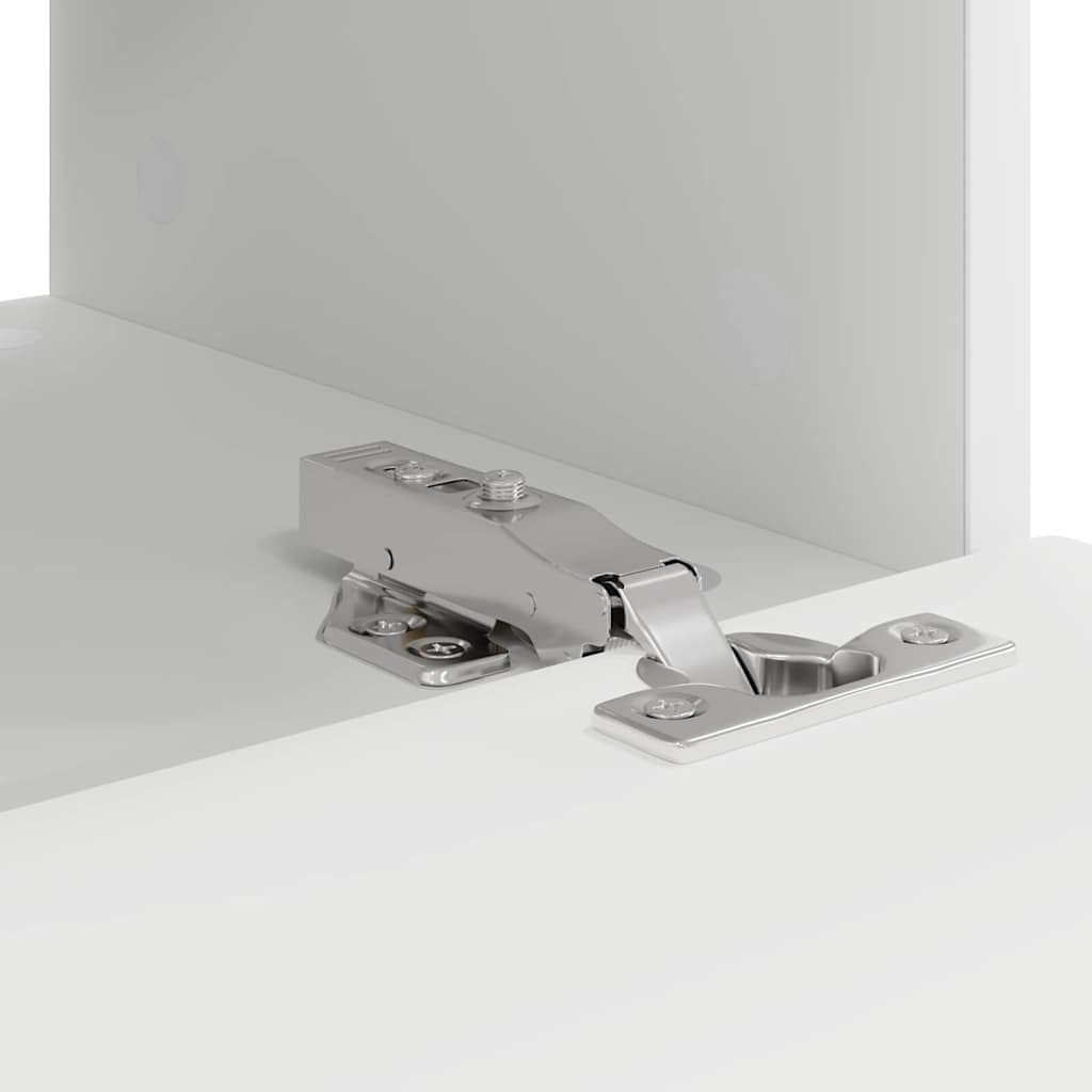 vidaXL Ντουλάπι Τηλεόρασης Τοίχου 2 pcs Λευκό 60 x 31 x 29.5 εκ