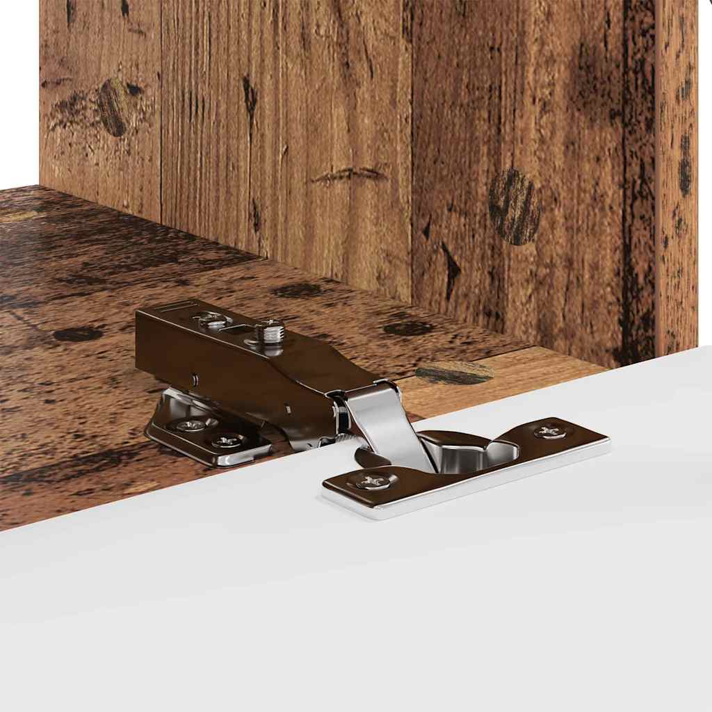 vidaXL Ντουλάπι Τηλεόρασης Τοίχου 2 pcs Παλιό Ξύλο 60 x 31 x 29.5 εκ