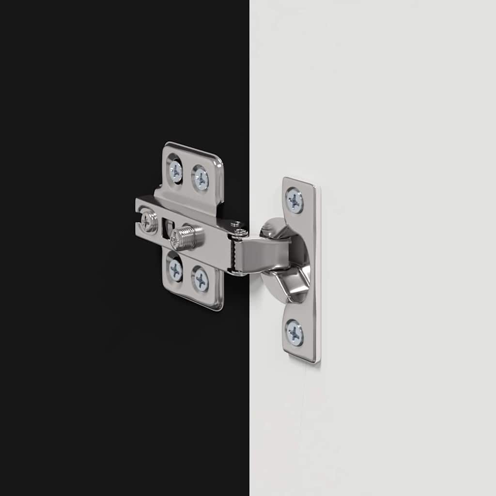 vidaXL Ντουλάπι Τηλεόρασης Τοίχου 2 pcs Μαύρο 30 x 31 x 40 εκ.