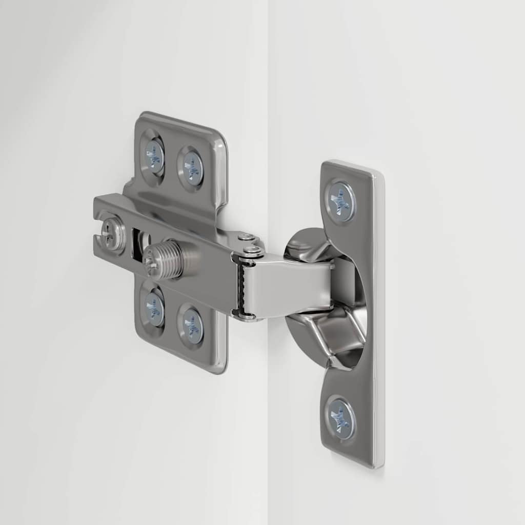 vidaXL Ντουλάπι Τηλεόρασης Τοίχου 2 pcs Λευκό 30 x 31 x 60 εκ