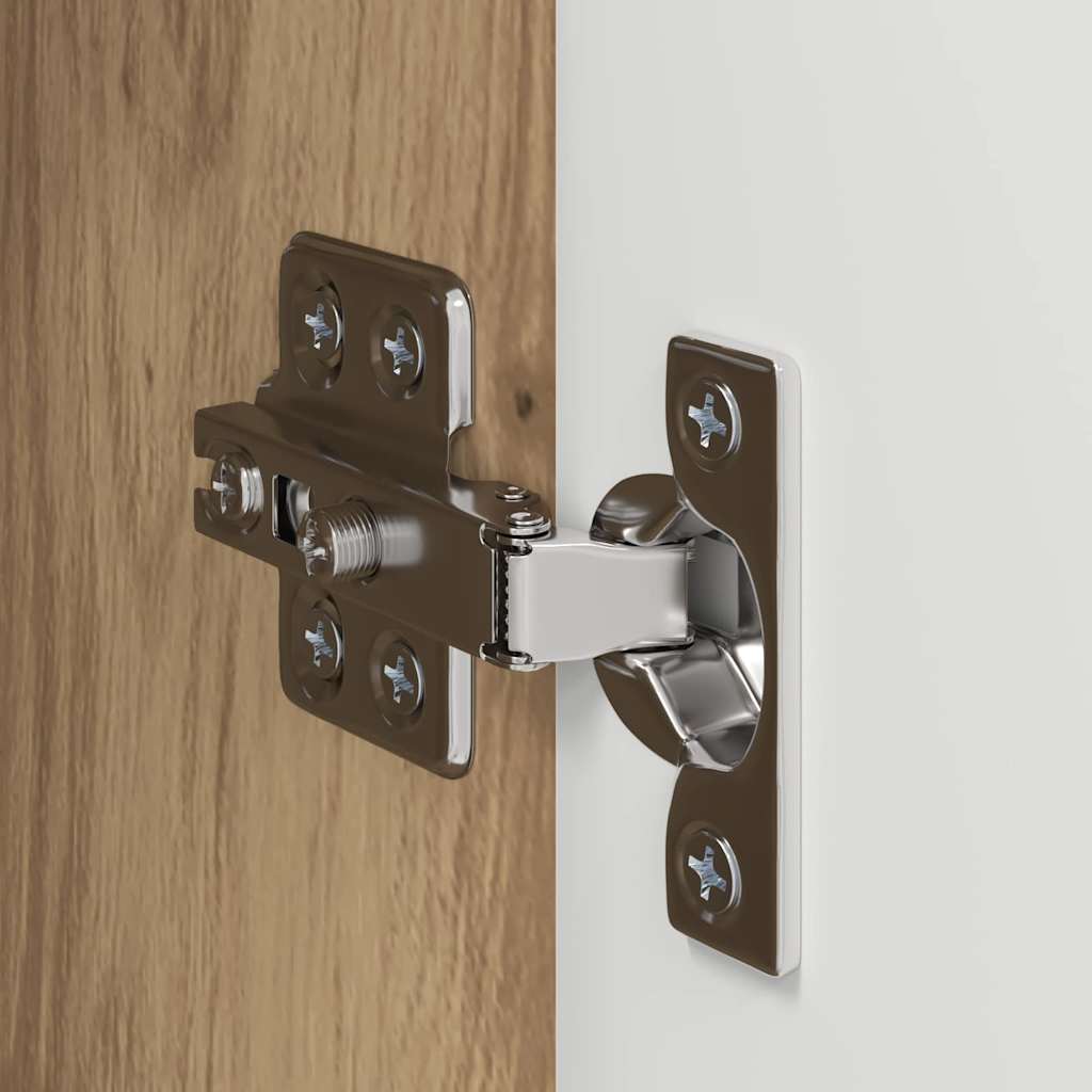 vidaXL Ντουλάπι Τηλεόρασης Τοίχου 2 pcs Καρυδιά Χειροποίητης Εργασίας