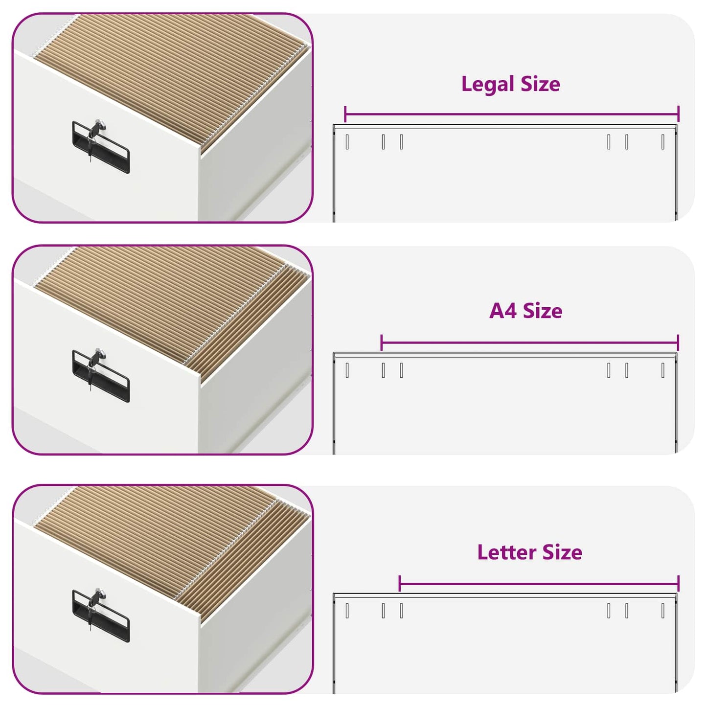 vidaXL Ντουλάπα Αρχείων Μαύρο 44 x 50 x 106.5 εκ Ψυχρής Έλασης Χάλυβας