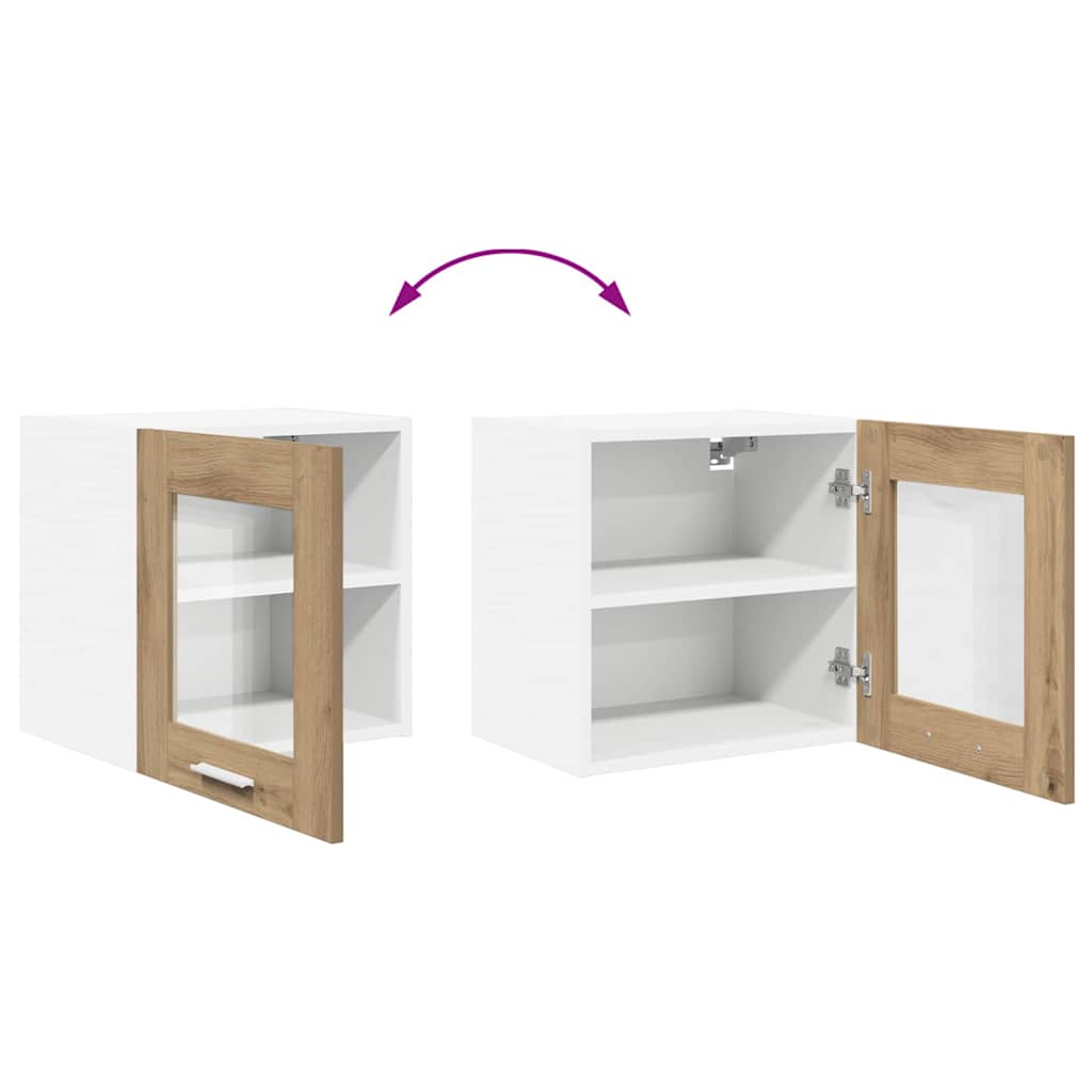 vidaXL Κρεμαστό ντουλάπι Artisan Oak 40 x 31 x 40 εκ.