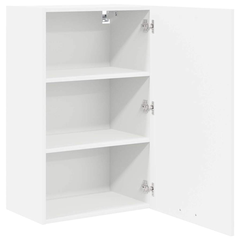 vidaXL Κρεμαστό ντουλάπι Λευκό 50 x 31 x 80 εκ. Επεξεργασμένο Ξύλο