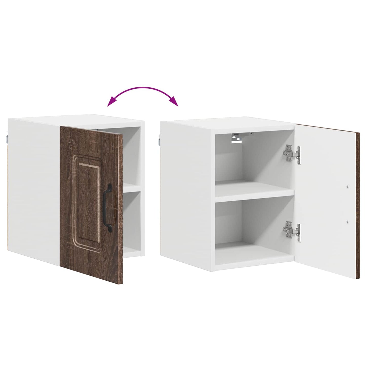 vidaXL Πάνελ πλυντηρίου πιάτων Kalmar Καφέ δρυς 30 x 31 x 40 εκ.