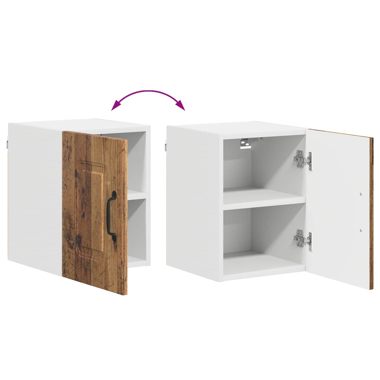 vidaXL Πάνελ πλυντηρίου πιάτων Kalmar Παλιό ξύλο 30 x 31 x 40 εκ.