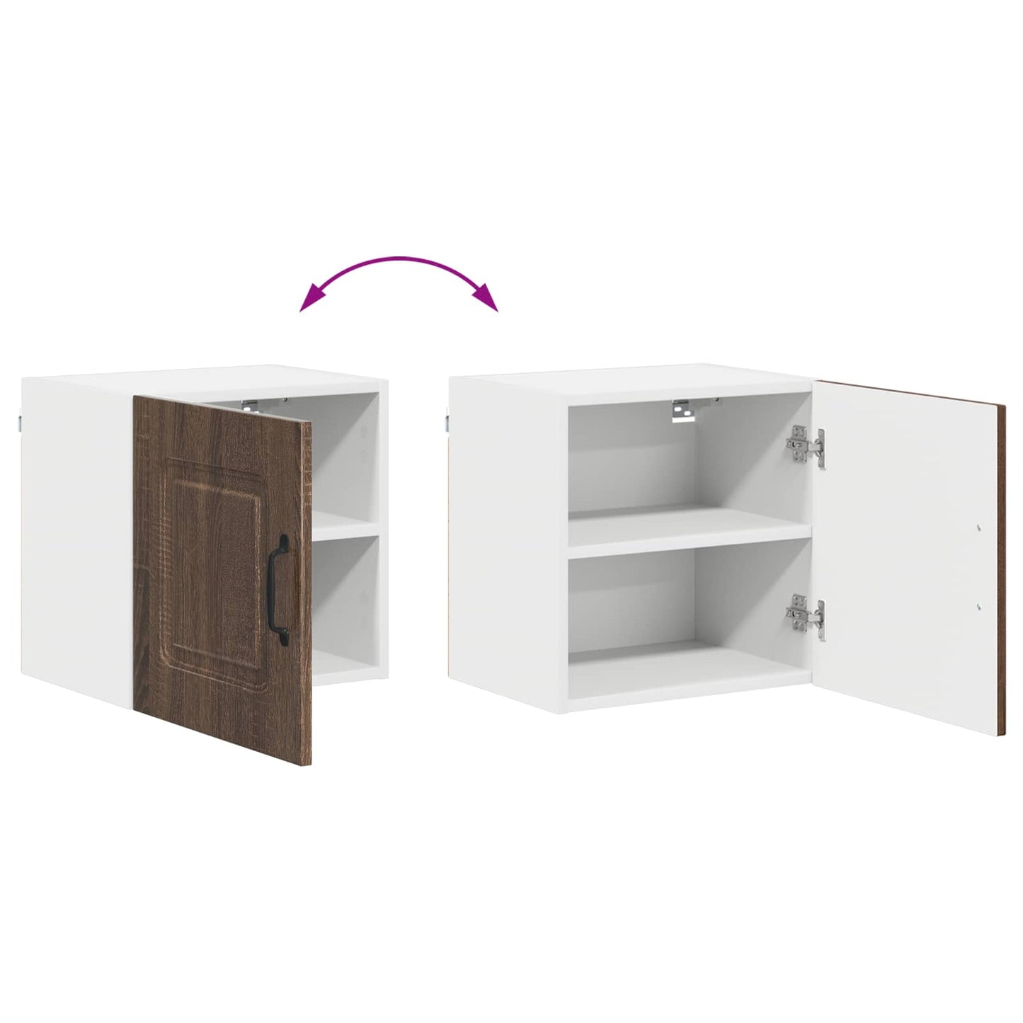 vidaXL Πάνελ πλυντηρίου πιάτων Kalmar Καφέ δρυς 40 x 31 x 40 εκ.