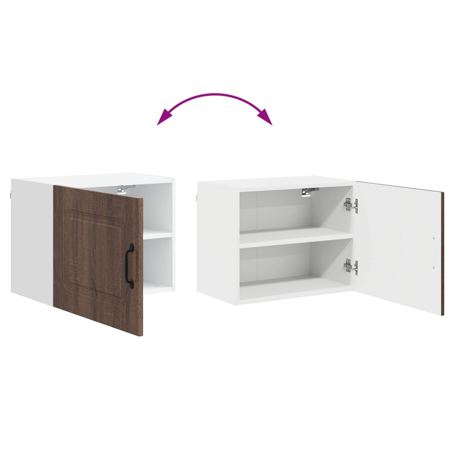 vidaXL Ντουλάπα Κουζίνας Kalmar Καφέ δρυς 50 x 31 x 40 εκ.