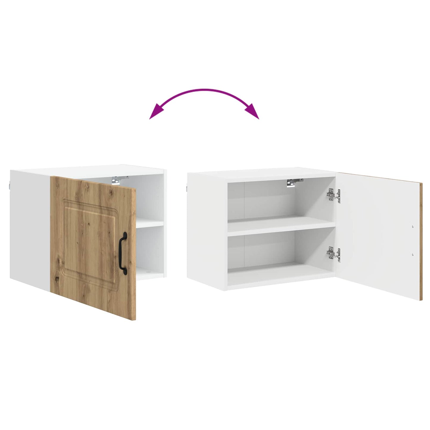 vidaXL Πάνελ πλυντηρίου πιάτων Kalmar Artisan Oak 50 x 31 x 40 εκ.