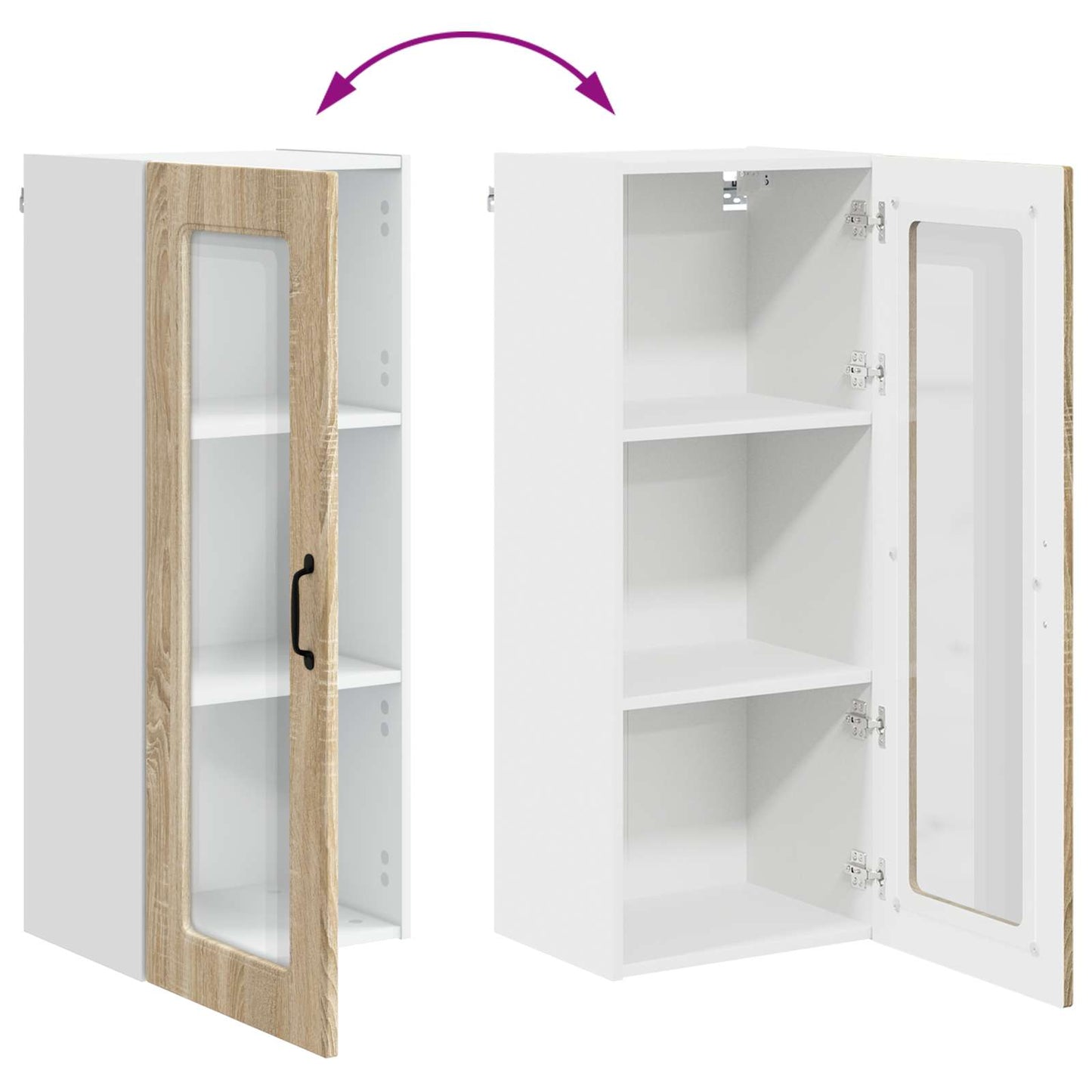 vidaXL Πάνελ πλυντηρίου πιάτων Kalmar Δρύς Sonoma 40 x 31 x 100 εκ.