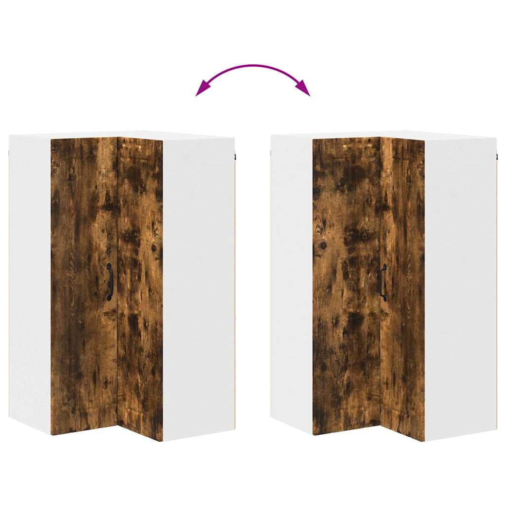 vidaXL Ντουλάπα Κουζίνας με ράφι Καπνιστό Δρύς 57 x 57 x 100 εκ.