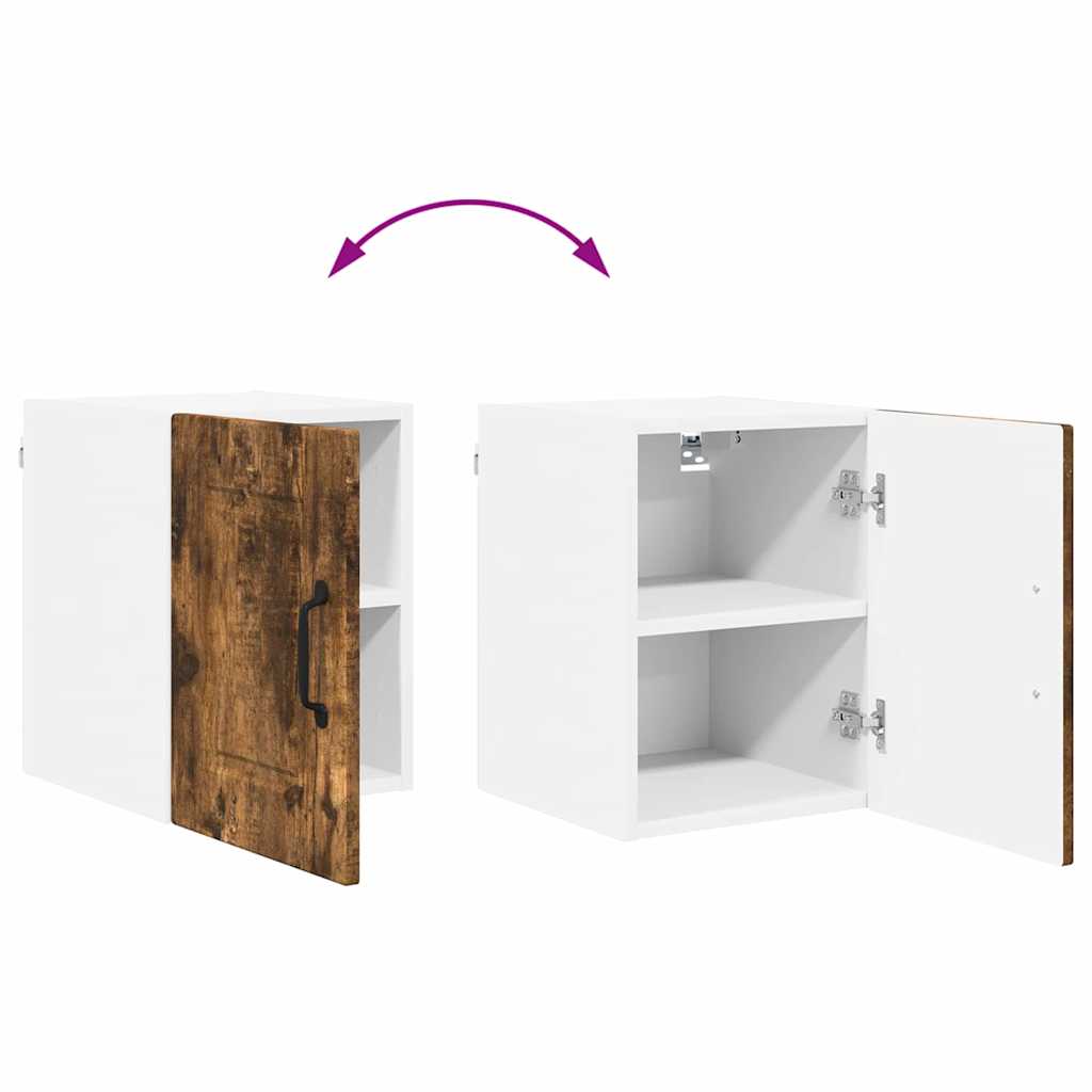 vidaXL Κρεμαστό ντουλάπι κουζίνας Καπνιστό Δρύς 30 x 31 x 40 εκ.