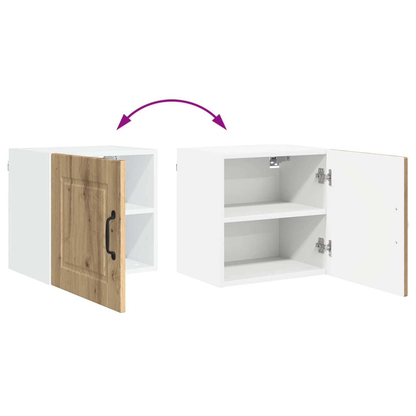 vidaXL Ντουλάπα Τοίχου Artisan Oak 40 x 31 x 40 εκ. Επεξεργασμένο ξύλο