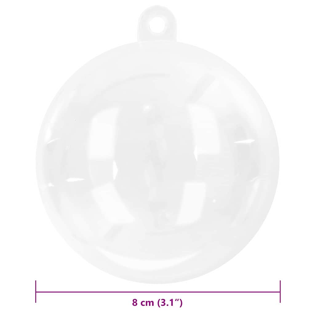 vidaXL Σετ Χριστουγεννιάτικων Στρογγυλών Μπαλίτσων 25 pcs Ø 8 εκ.