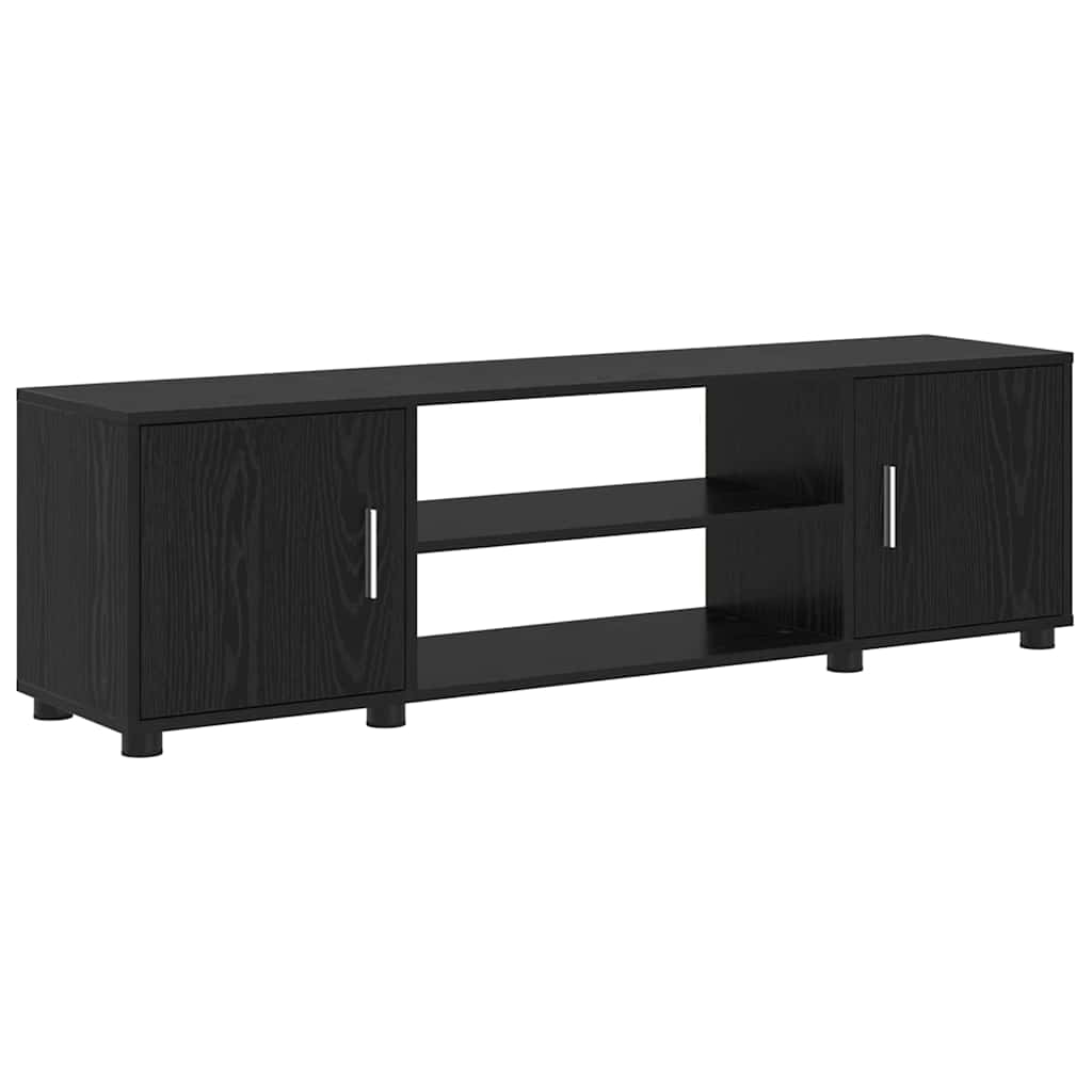 vidaXL Σετ 4 τεμαχίων για ντουλάπα τηλεόρασης 4 pcs Μαύρη δρυς