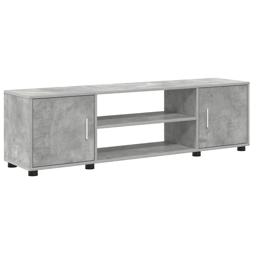 vidaXL Σετ 4 τεμαχίων για ντουλάπα τηλεόρασης 4 pcs Γκρι σκυροδέματος