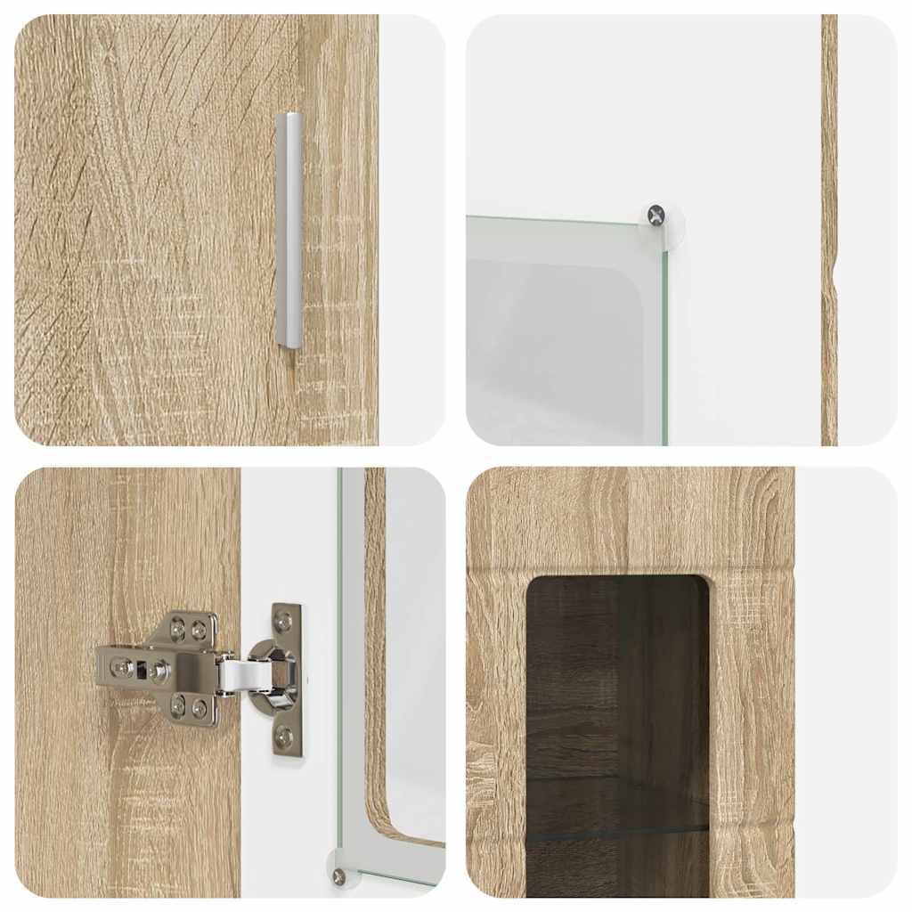 vidaXL Σετ επίπλου τηλεόρασης με συρτάρι FLORIN 3 pcs Δρύς Sonoma