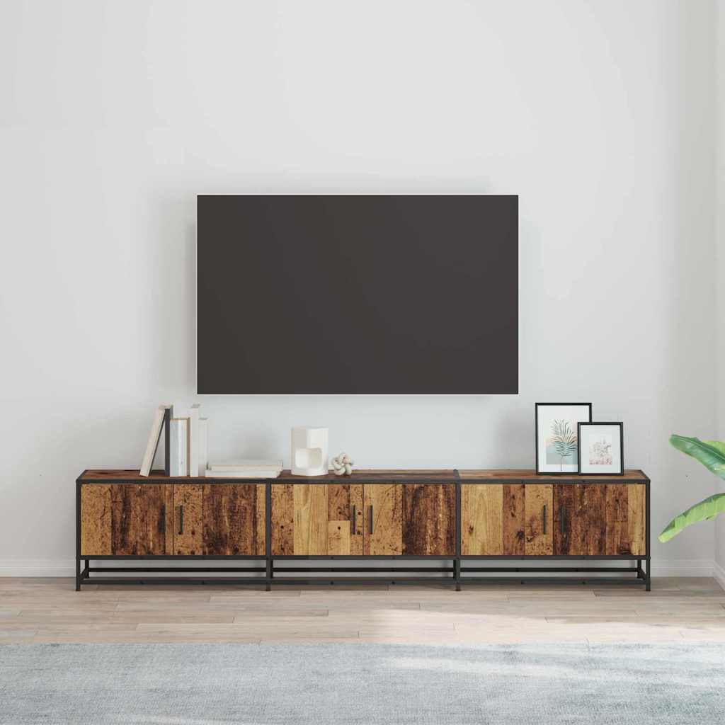 vidaXL Ντουλάπι TV Παλαιό ξύλο 210 x 35 x 41 εκ Επεξεργασμένο ξύλο