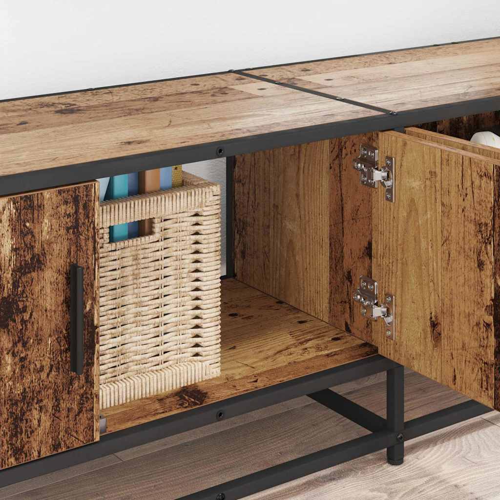 vidaXL Ντουλάπι TV Παλαιό ξύλο 210 x 35 x 41 εκ Επεξεργασμένο ξύλο
