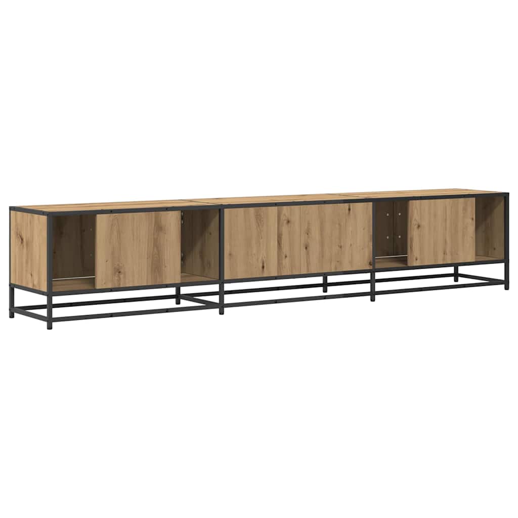 vidaXL Ντουλάπι TV artisan δρυς 210 x 35 x 41 εκ Επεξεργασμένο ξύλο