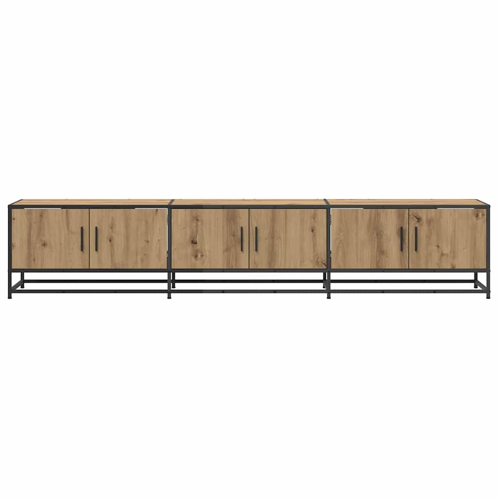 vidaXL Ντουλάπι TV artisan δρυς 210 x 35 x 41 εκ Επεξεργασμένο ξύλο