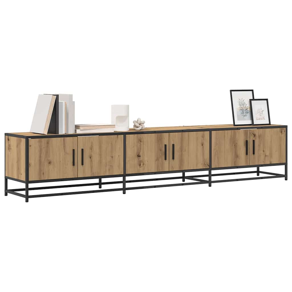 vidaXL Ντουλάπι TV artisan δρυς 210 x 35 x 41 εκ Επεξεργασμένο ξύλο