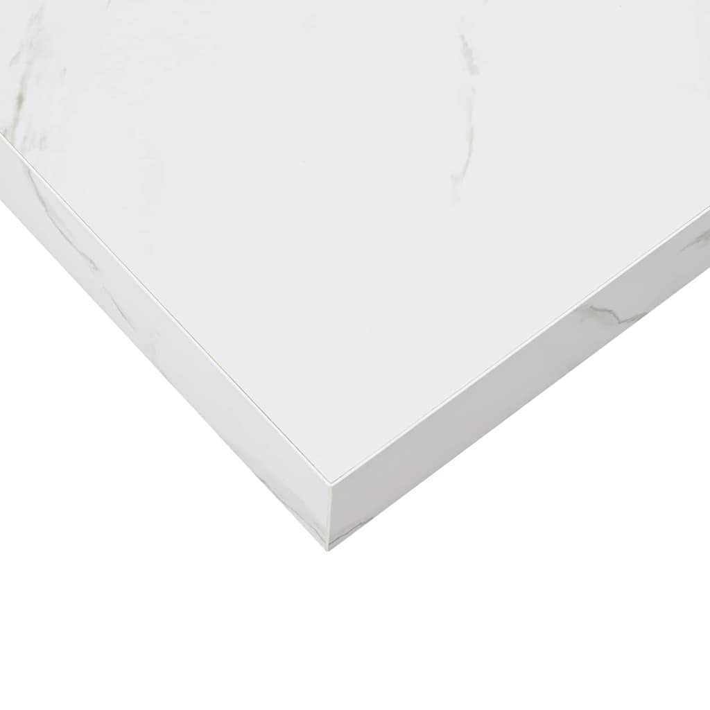 vidaXL Ράφι Τοίχου 4 τμχ. Λευκό Μάρμαρο 90 x 23,5 x 3,8 cm