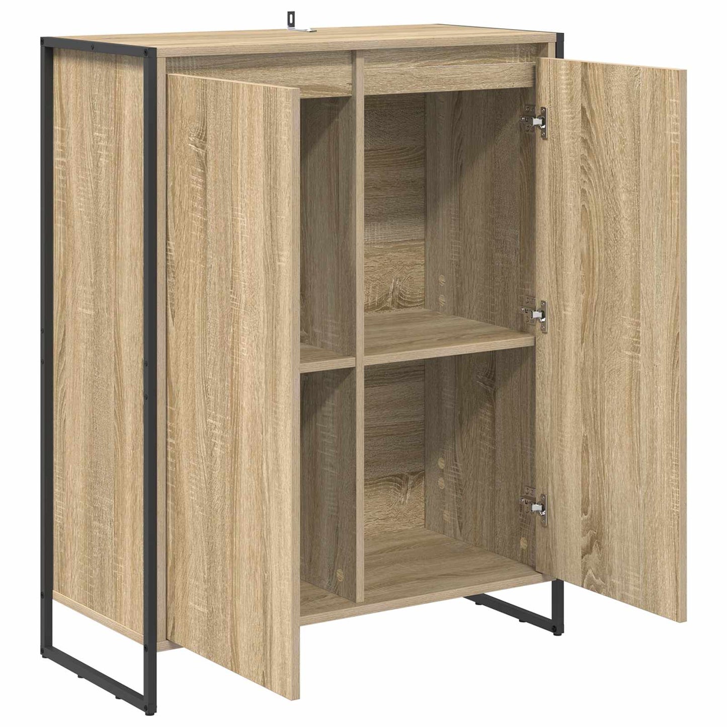 vidaXL Ντουλάπα Παπουτσιών Σονόμα 79 x 36 x 100 εκ. Επεξεργασμένο ξύλο