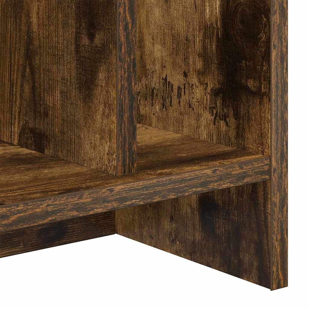vidaXL Βάση TV 2 pcs Καπνιστό Δρύς 50 x 35 x 45 cm Επεξεργασμένο ξύλο
