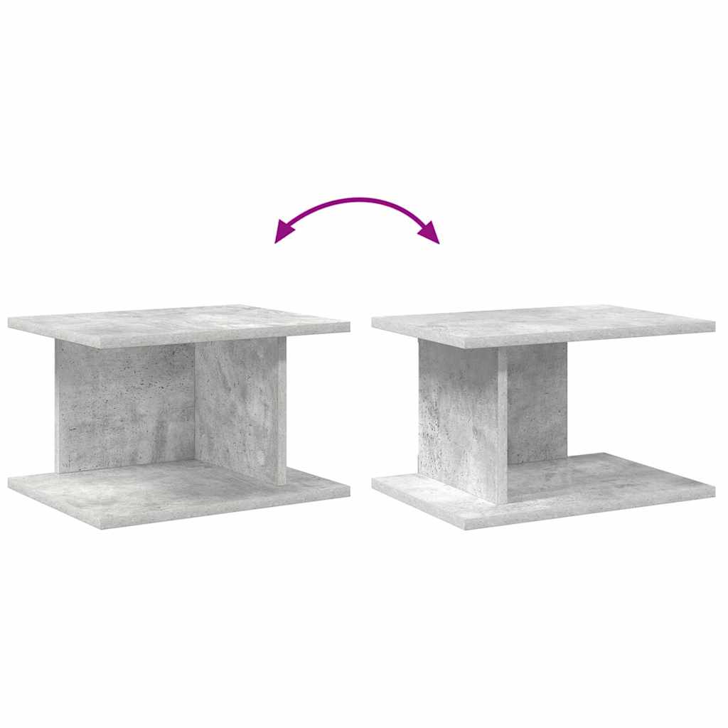 vidaXL Κομοδίνο 2 τμχ. Σκυρόδεμα Γκρι 40 x 30 x 25 εκ