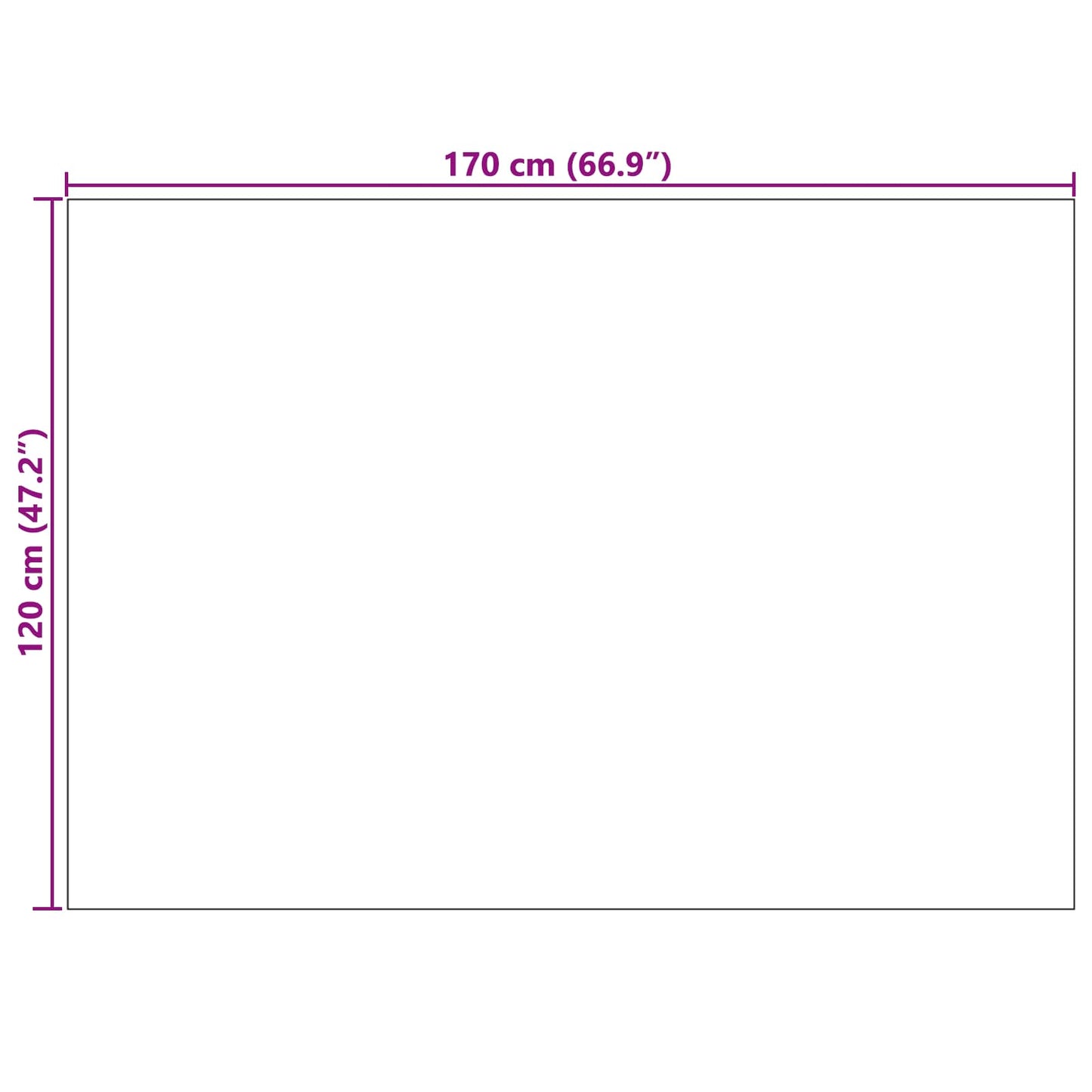 vidaXL Χαλί εσωτερικού χώρου SIROLO Μπεζ 120 x 170 cm Πολυεστέρας