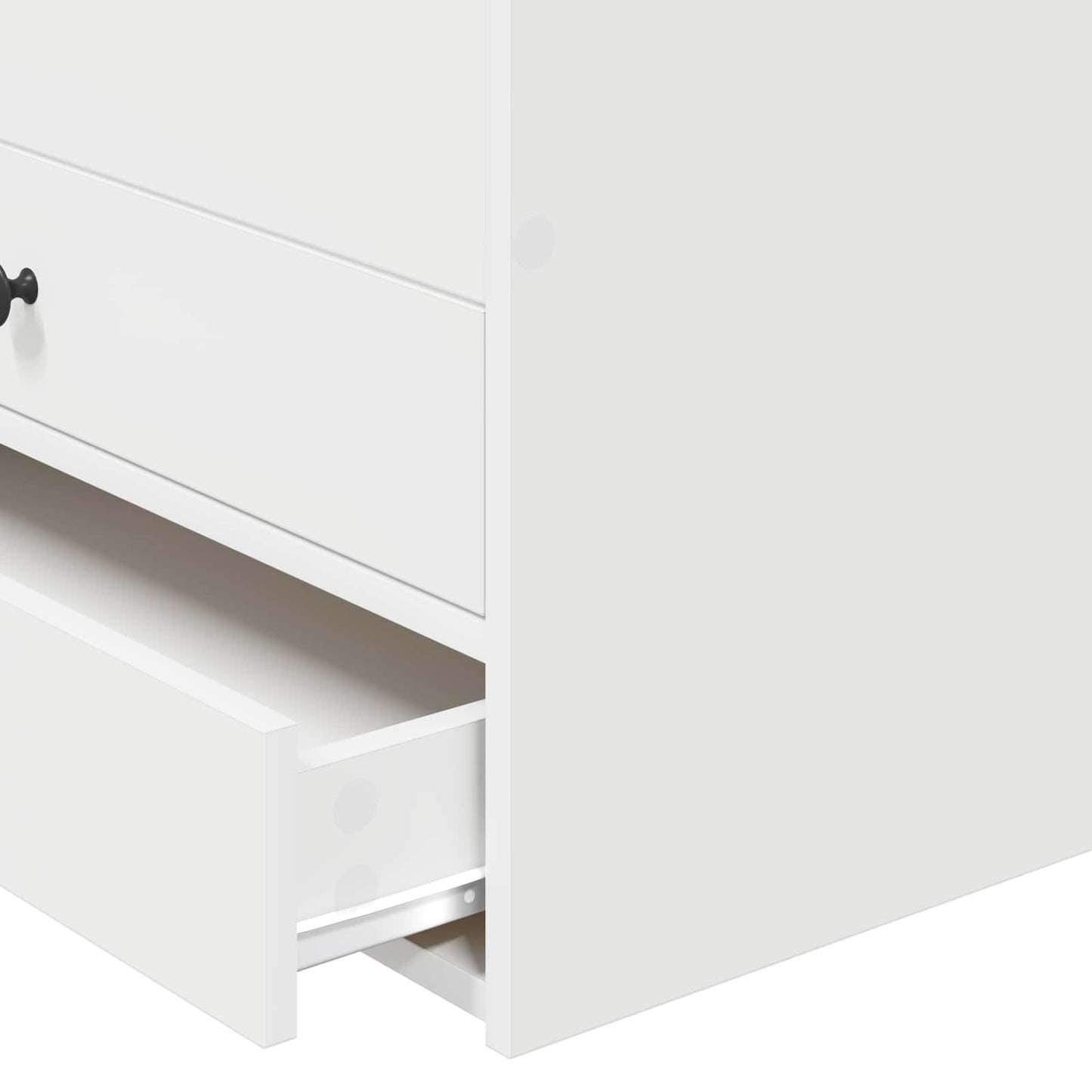 vidaXL Καναπές Κρεβάτι Λευκό και Μαύρο 75 x 190 cm Επεξεργασμένο Ξύλο