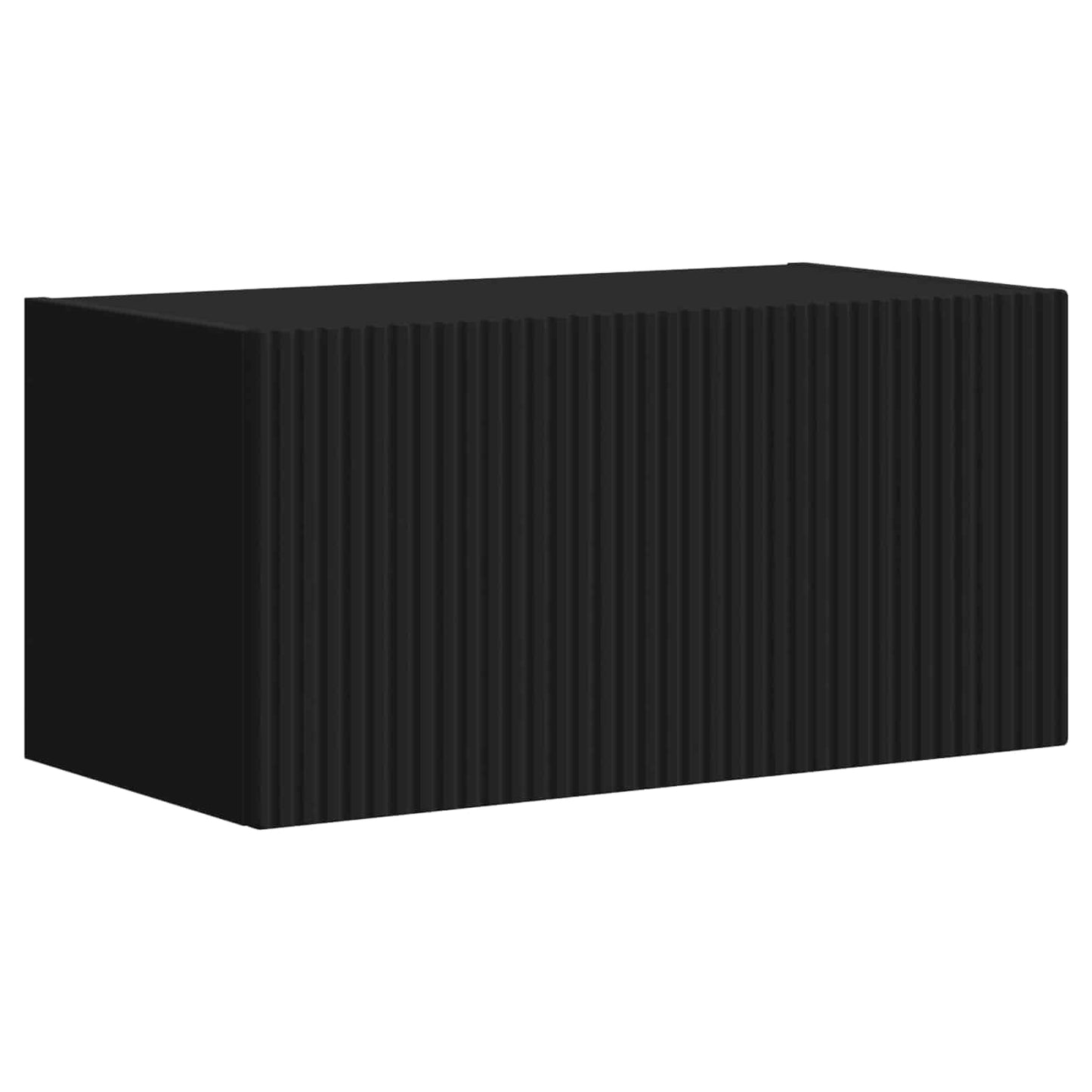 vidaXL Σετ επίπλου τηλεόρασης 5 pcs Μαύρο Επεξεργασμένο Ξύλο