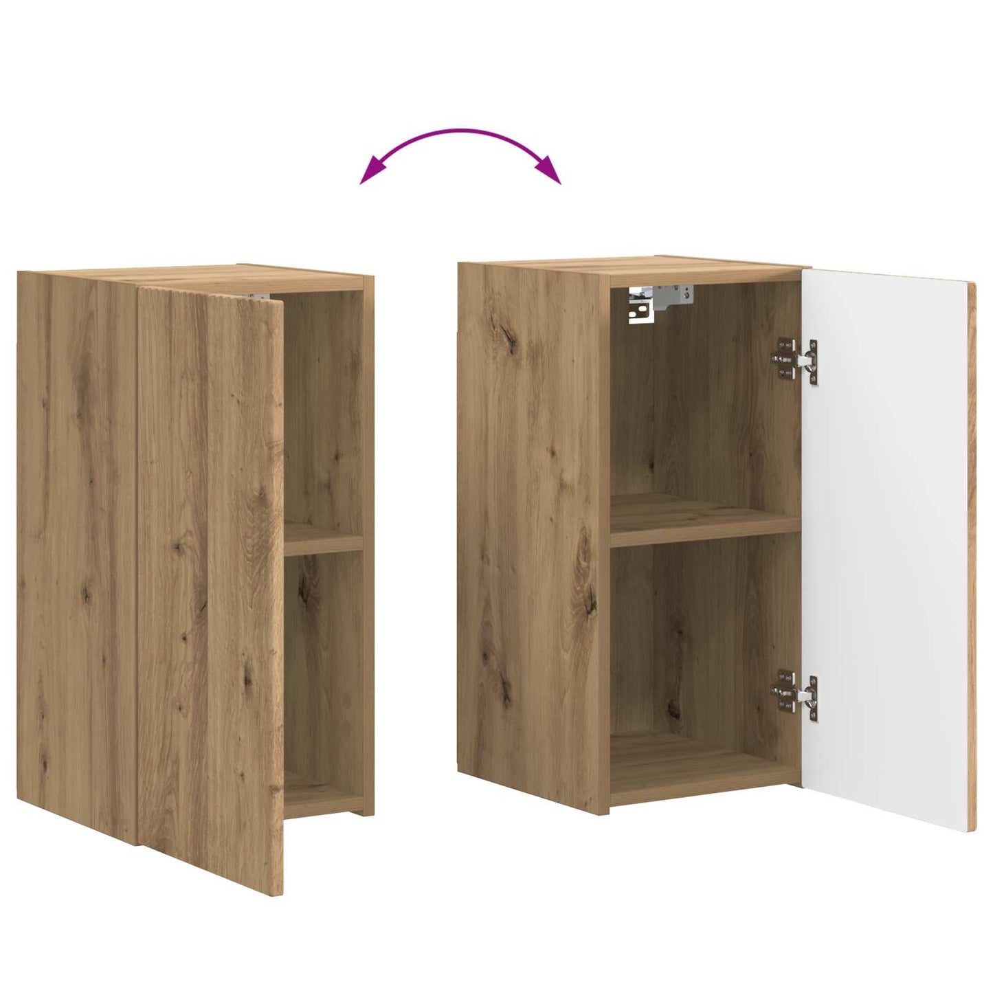 vidaXL Σετ επίπλου τηλεόρασης 6 τμχ. Artisan Oak Επεξεργασμένο Ξύλο