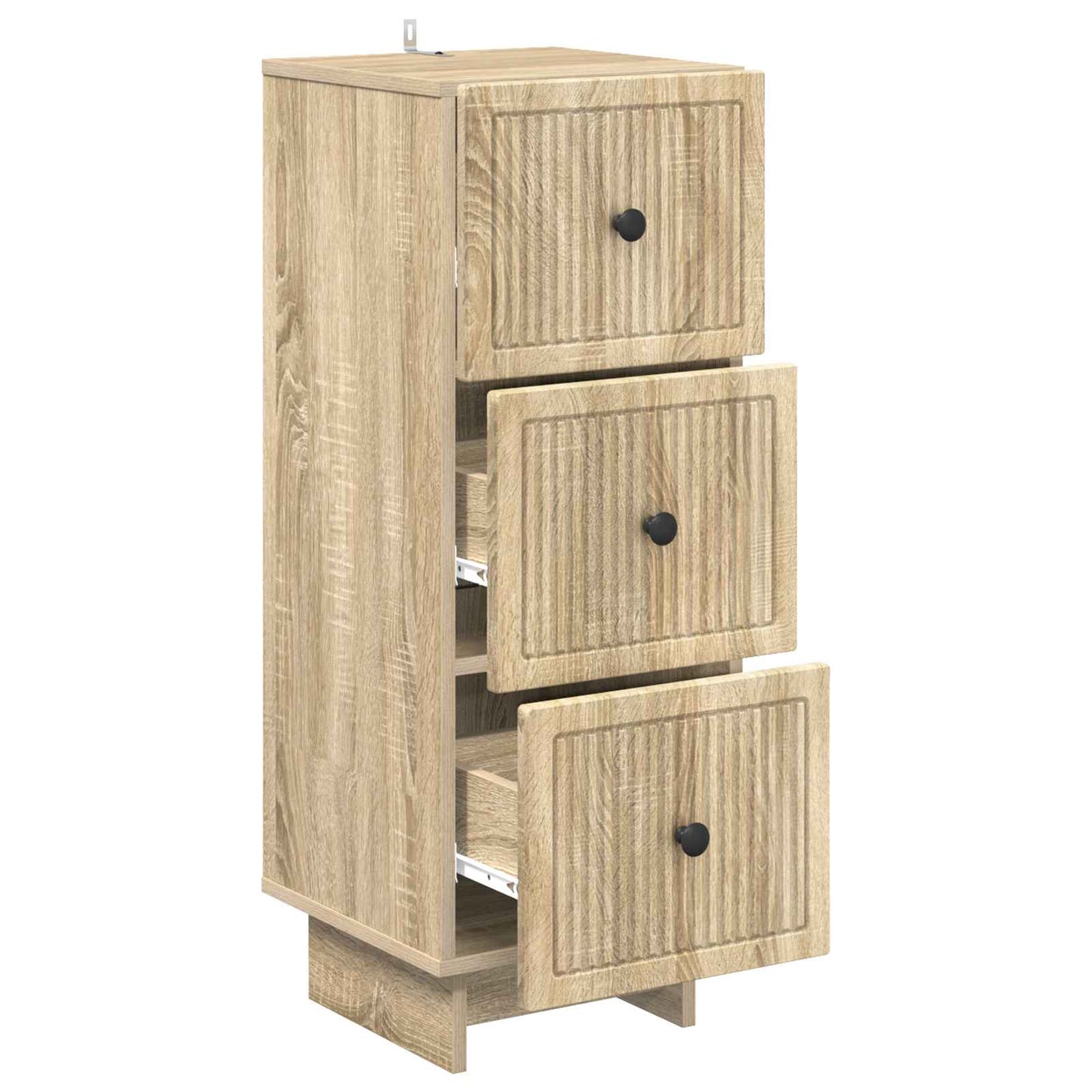 vidaXL Ντουλάπι με Συρτάρια Sonoma Δρυς 33 x 34,5 x 90 εκ