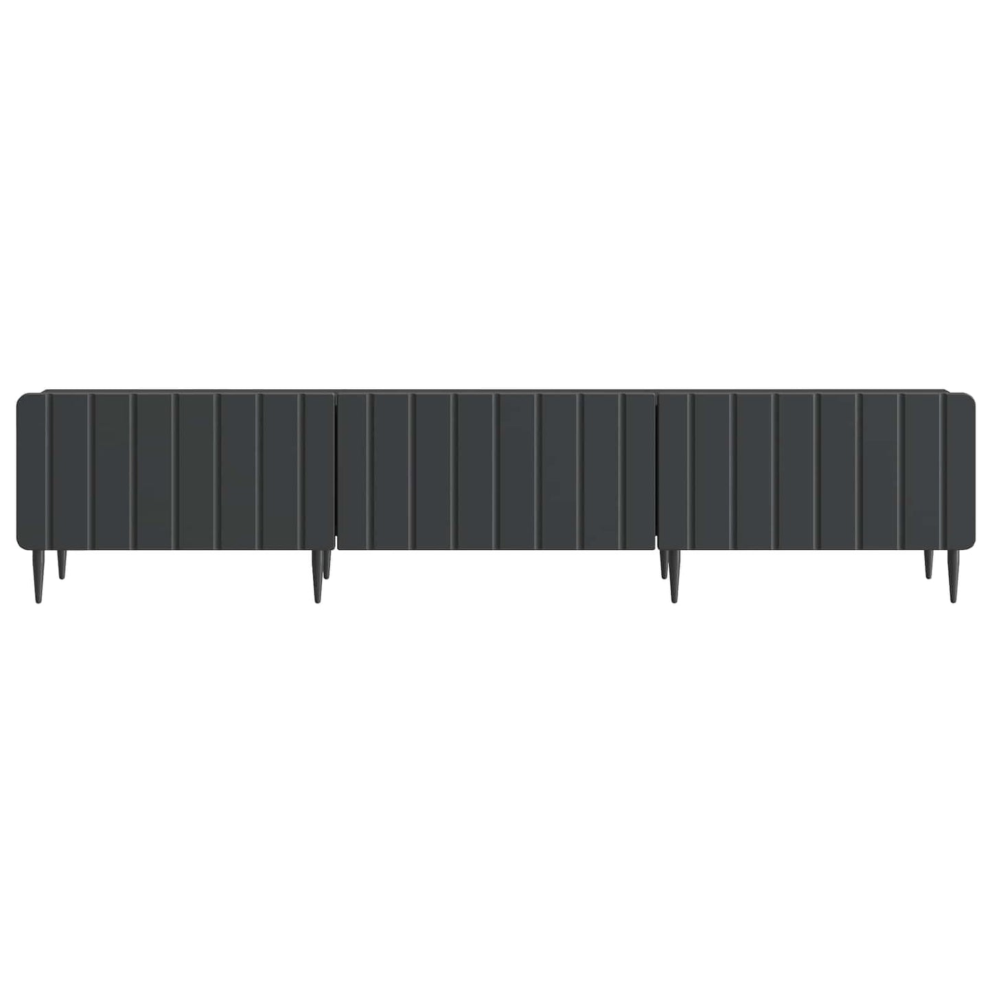 vidaXL Ντουλάπι TV Μαύρο 147 x 34,5 x 32 εκ Επεξεργασμένο Ξύλο