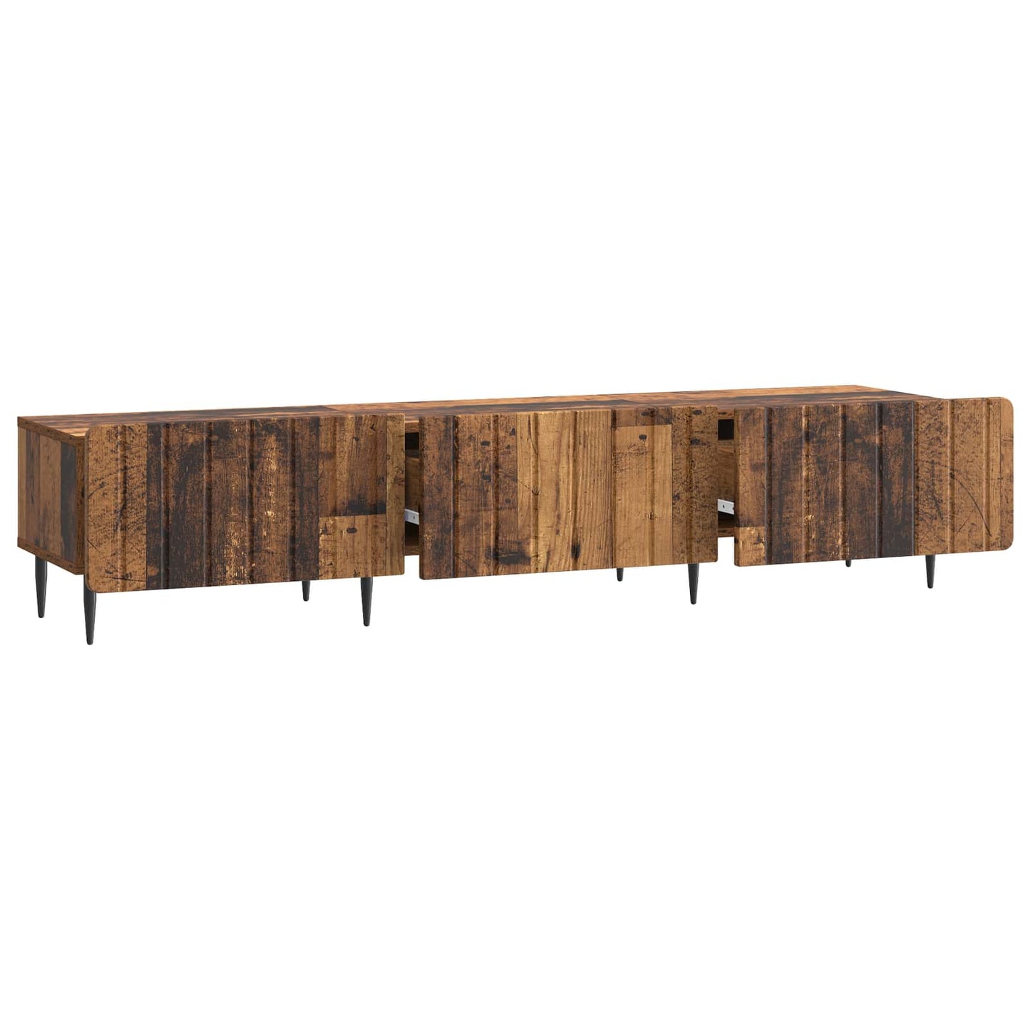 vidaXL Ντουλάπι TV με συρτάρι Παλαιωμένο ξύλο 147 x 34,5 x 32 εκ