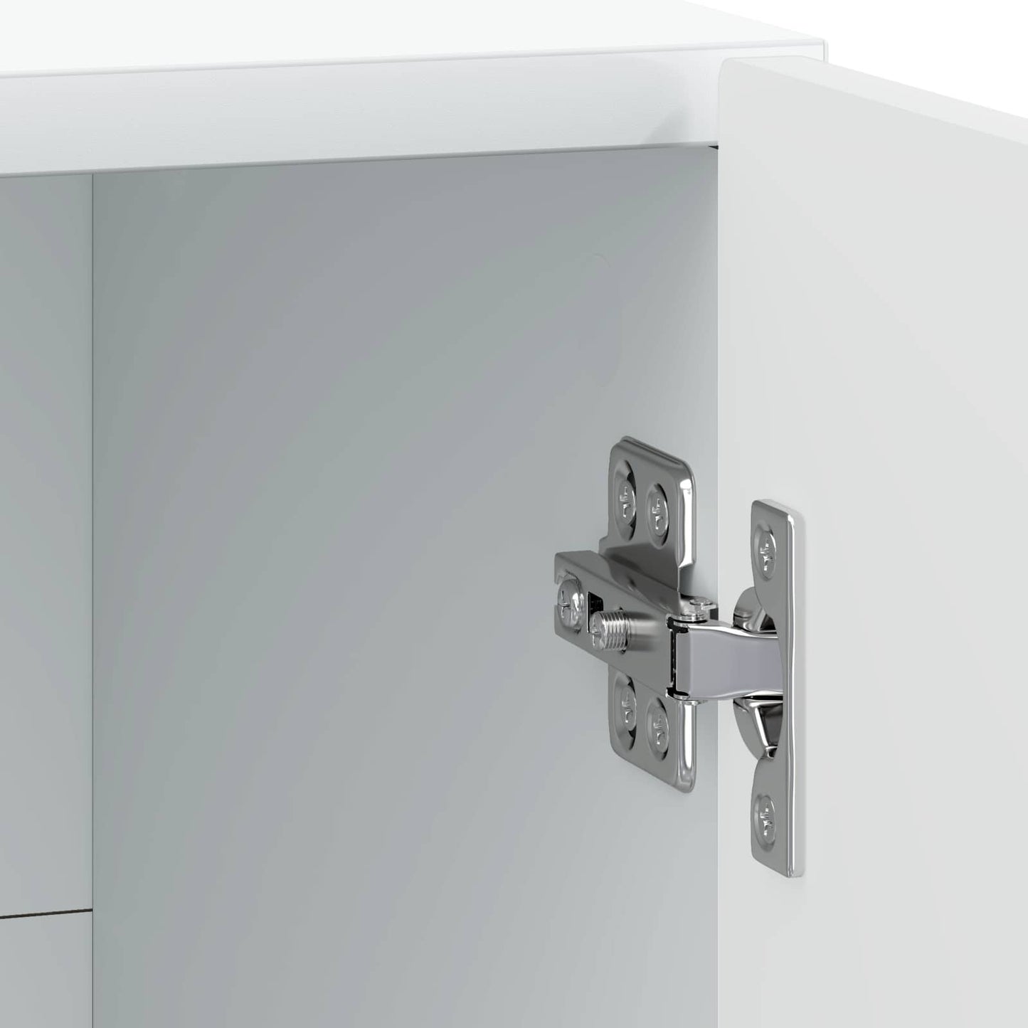vidaXL Κομοδίνο 2 τμχ. Λευκό 43 x 34,5 x 50 εκ Επεξεργασμένο Ξύλο